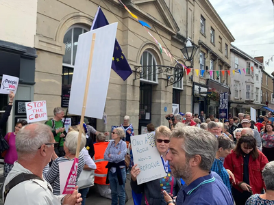 Protest in Devizes