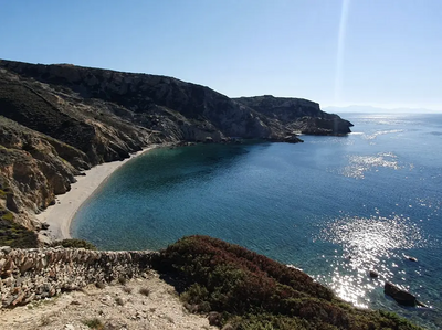 Beautiful beach for swimming