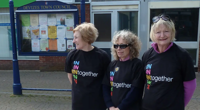 Devizes street stall May14 2016